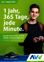 1 Jahr, 365 Tage, jede Minute: 365-Ticket AVV