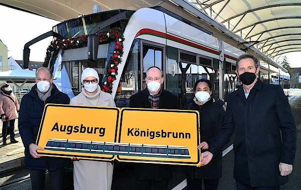 Linie 3 fährt jetzt bis Königsbrunn